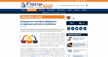 Deducibilità dei contributi previdenziali
