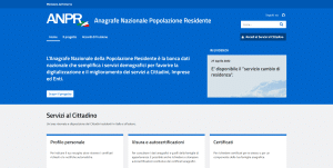 ANPR cambio residenza anagrafe online