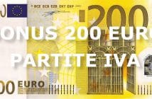 Bonus 200 euro partite IVA