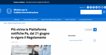 Notifica online atti pubblica amministrazione