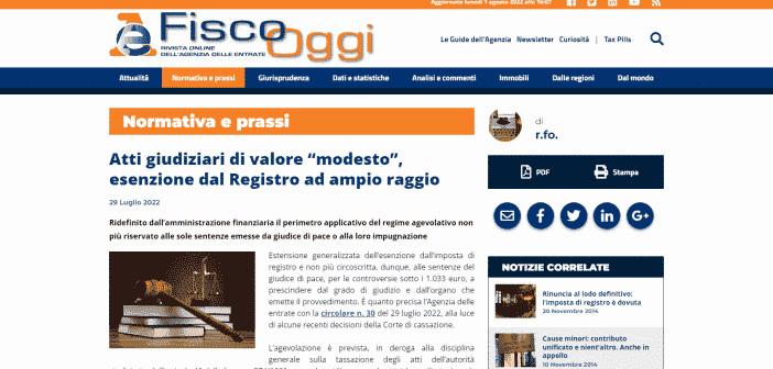 Imposta di registro