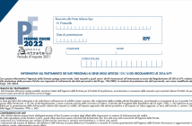 Modello Redditi Persone fisiche (Pf) 2022