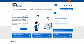 Agenzia Entrate Riscossione, nuovo sito web