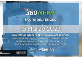 360 News di Marzo 2023: novità del periodo su Lavoro e Fisco