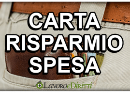 Carta risparmio spesa 2023: pronte le istruzioni dell’INPS