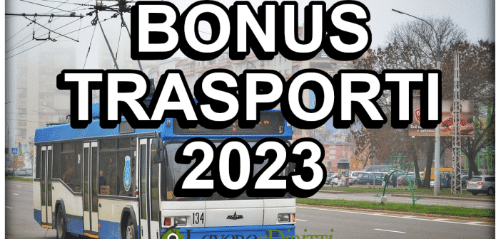 Bonus trasporti pubblici 60 euro 2023