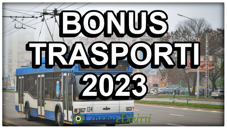 Bonus trasporti pubblici 60 euro 2023