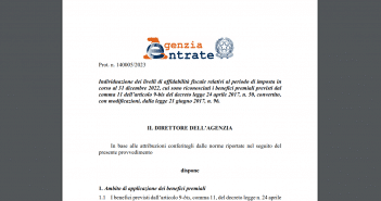 ISA regime premiale