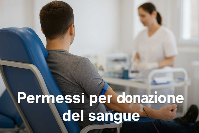 Permessi per donazione sangue