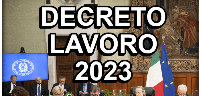 Decreto Lavoro 2023