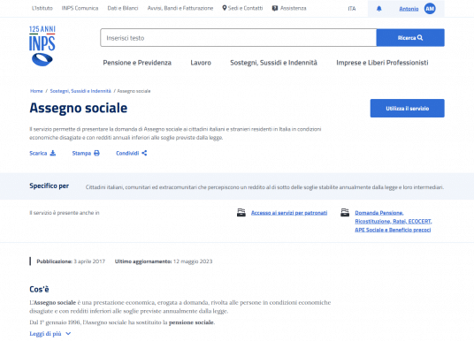 Assegno sociale 2023, la domanda è ora più facile: le ultime novità Inps