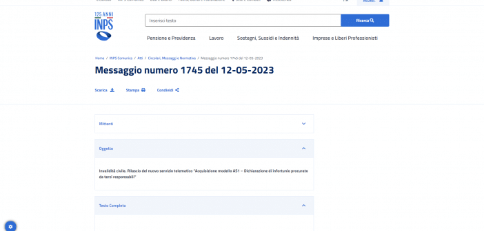 invalidità civile e infortunio causato da terzi