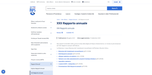 rapporto annuale inps
