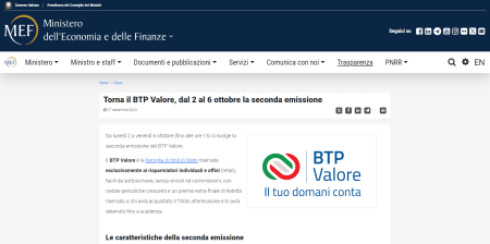 BTP Valore