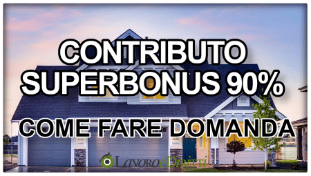 Contributo superbonus 90% per redditi bassi