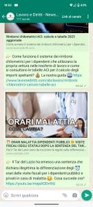 Canale WhatsApp di Lavoro e Diritti