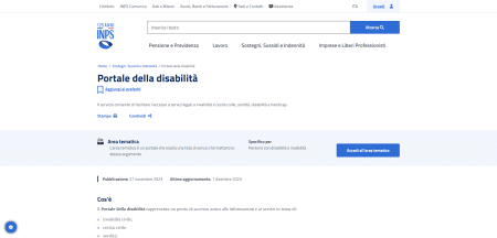 Portale della Disabilità INPS