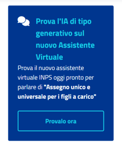 Intelligenza Artificiale INPS