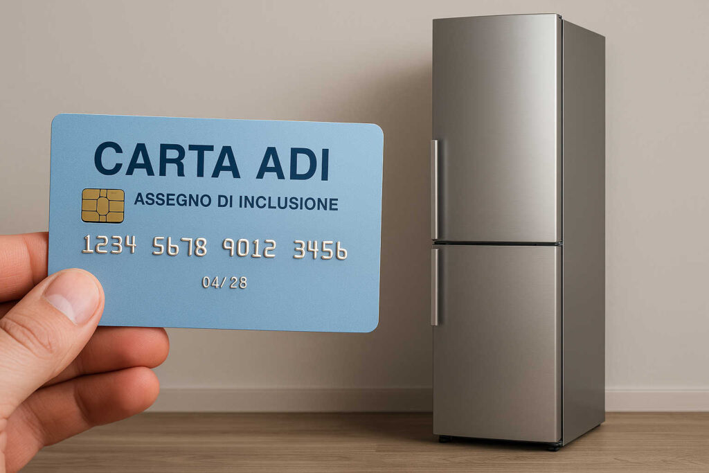 carta adi frigorifero elettrodomestici assegno inclusione