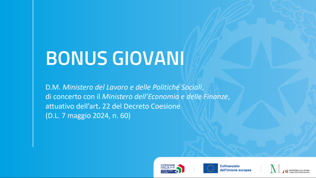 bonus giovani come fare domanda