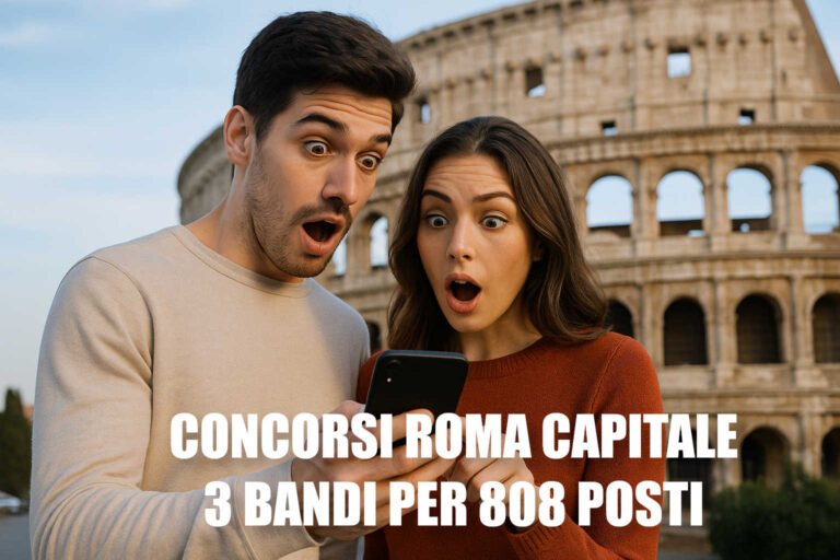 concorsi roma 2025 808 posti