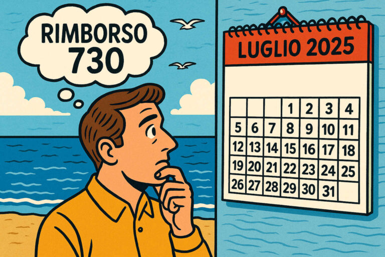 rimborso 730 luglio 2025