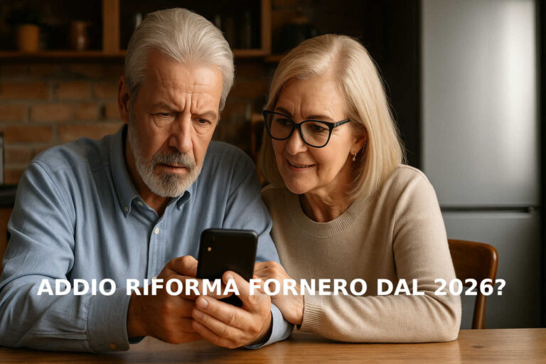 ADDIO FORNERO 2026
