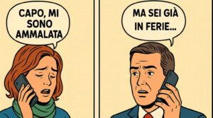 Dipendente si ammala mentre è in ferie