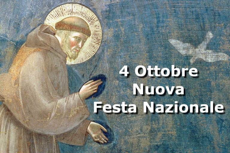 Nuova Festa nazionale in arrivo San Francesco