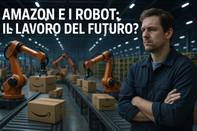 Amazon, robot e futuro del lavoro: 600 mila posti a rischio. Dove andremo a finire? Amazon, robot e futuro del lavoro