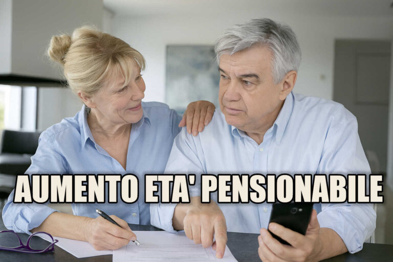 Aumento età pensionabile