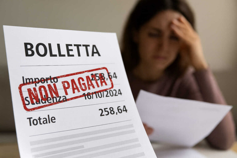 Pignoramento lampo per bollette non pagate