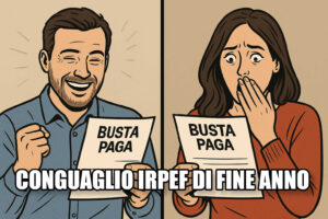 conguaglio irpef fine anno busta paga dicembre
