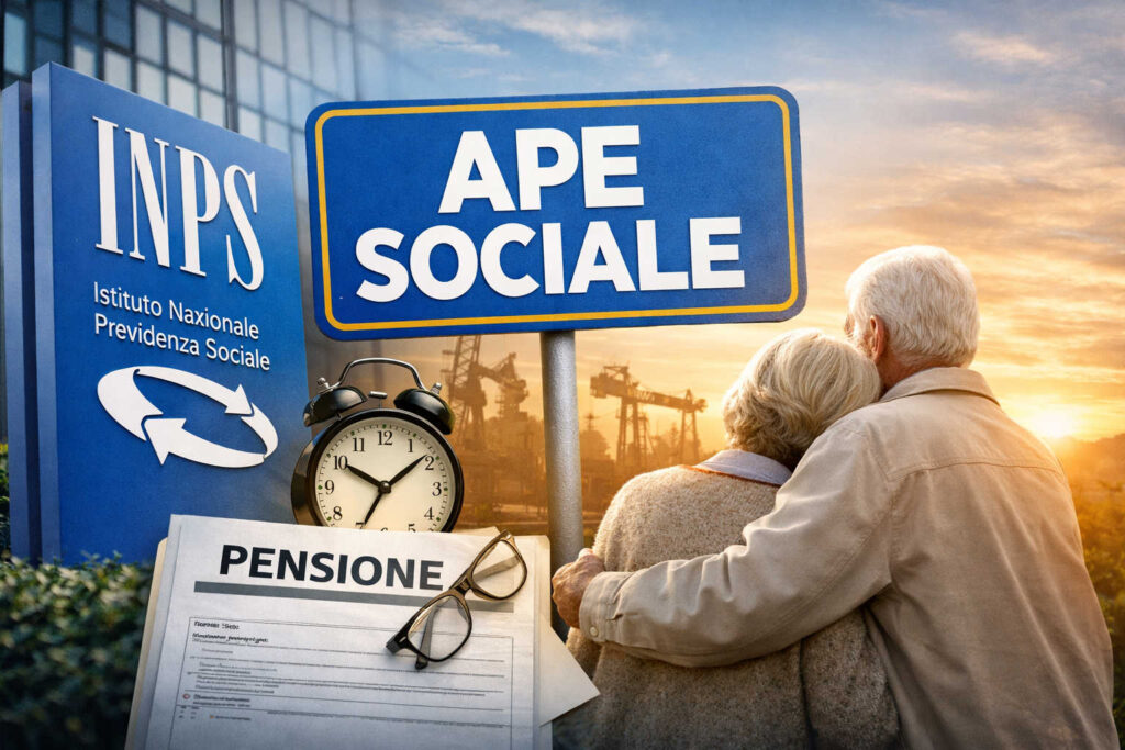 APE Sociale 2026, domanda riaperta: chi può andare in pensione prima e cosa fare subito APE Sociale 2026, anticipo pensionistico INPS: anziani, pensione e requisiti per l’uscita anticipata dal lavoro
