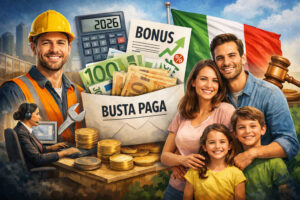 Busta paga 2026 con bonus e tutele: lavoratori e famiglia al centro delle misure per redditi, welfare e sostegni economici