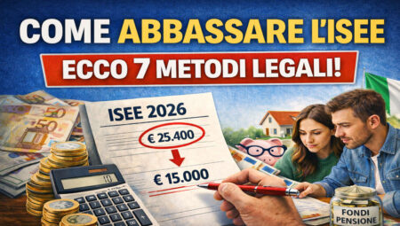 ISEE 2026 troppo alto? Ecco 7 metodi legali per abbassarlo (video) una famiglia guarda il suo Isee e vorrebbe sapere come abbassarlo legalmente per accedere a bonus e agevolazioni