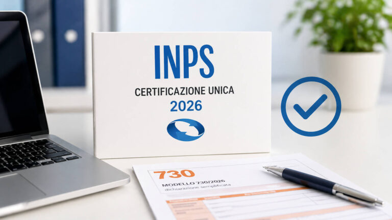Certificazione Unica INPS 2026 aggiornata con modello 730 precompilato e benefici fiscali automatici