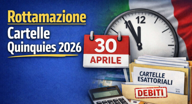 Rottamazione cartelle quinquies 2026, scadenza vicina: chi può aderire e come fare domanda subito Rottamazione cartelle quinquies 2026 con calendario del 30 aprile e documenti fiscali