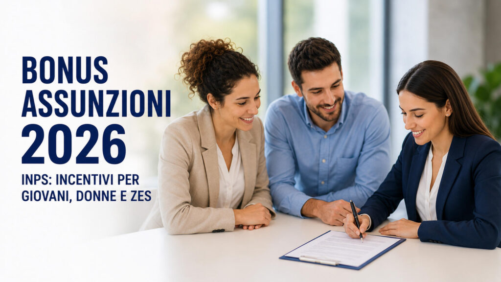 Bonus assunzioni 2026, dall’INPS le istruzioni sugli incentivi per giovani, donne e ZES Bonus assunzioni 2026 INPS per giovani donne e ZES