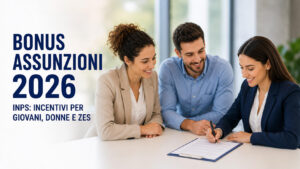 Bonus assunzioni 2026 INPS per giovani donne e ZES