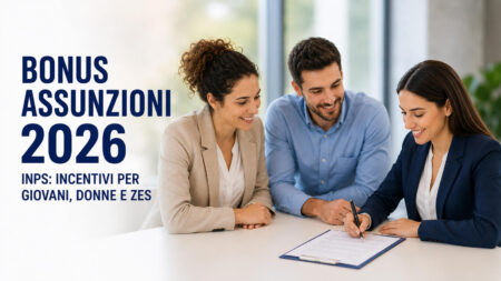 Bonus assunzioni 2026, dall’INPS le istruzioni sugli incentivi per giovani, donne e ZES Bonus assunzioni 2026 INPS per giovani donne e ZES