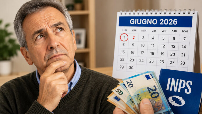 Pensioni giugno 2026, ci siamo: ecco quando arrivano davvero i soldi Pensionato controlla le date di pagamento della pensione di giugno 2026 con calendario e cedolino INPS
