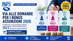 Fino a 800 euro al mese per ogni assunzione: al via le richieste di incentivi INPS Datore di lavoro firma un contratto di assunzione con riferimento ai bonus INPS 2026 per giovani under 35, donne svantaggiate e lavoratori assunti nelle aree ZES.
