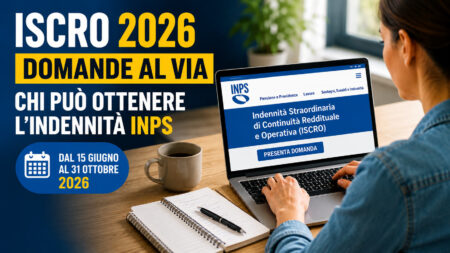 ISCRO 2026, domande al via: ecco chi può ottenere l’indennità INPS Professionista al computer mentre presenta online la domanda ISCRO 2026 sul portale INPS