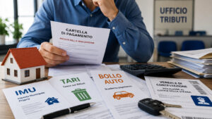 Imu, Tari, bollo auto e multe nella nuova rottamazione delle cartelle: ecco cosa cambia Rottamazione quinquies 2026 con cartelle esattoriali, Imu, Tari, bollo auto e multe da definire con la sanatoria fiscale