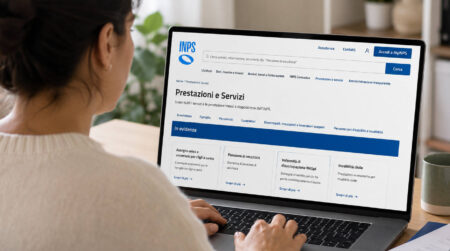 Libretto Famiglia, l’INPS aggiorna la procedura: ecco le novità Donna al computer consulta il sito INPS per le novità sul Libretto Famiglia