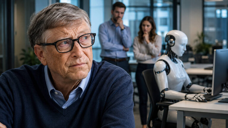 Bill Gates è sempre più preoccupato per l’AI: la sua nuova idea per salvare il lavoro umano Bill Gates riflette sull’intelligenza artificiale e sul futuro del lavoro umano