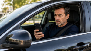 Bollo auto, cambiano regole e scadenze: ecco tutte le novità da conoscere Automobilista controlla sullo smartphone le nuove regole e scadenze del bollo auto