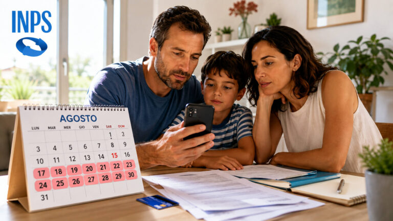 Assegno Unico e altri pagamenti INPS in arrivo: le date dopo Ferragosto Pagamenti INPS agosto 2026, famiglia controlla le date di Assegno Unico e altri accrediti dopo Ferragosto