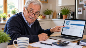 Pensionato consulta online il cedolino pensione INPS di ottobre 2026